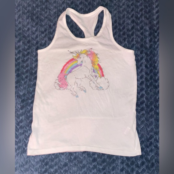 The Children's Place Other - Unicorn racer back tank